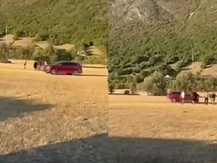 Drama kod Bileće: Autom uletio među publiku (UZNEMIRUJUĆI VIDEO)