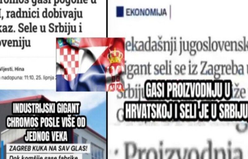 Kraj jedne ere: Nakon 106 godina, industrijski gigant Hromos gasi proizvodnju u Zagrebu – dio seli u Srbiju