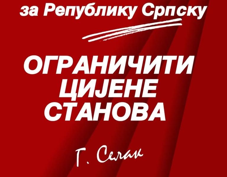 Goran Selak: Prijedlog građana pretvoren u konkretan program za ograničenje cijene stanova